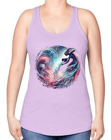 aquarius 91# - aquarius -Racerback Tank