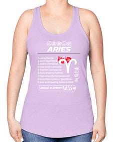 aries 137# - aries -Racerback Tank