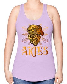 aries 14# - aries -Racerback Tank