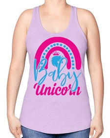 baby unicorn 13# - unicorn -Racerback Tank