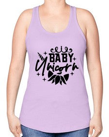 baby unicorn 14# - unicorn -Racerback Tank