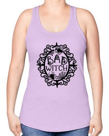 bad witch 52# - witch -Racerback Tank