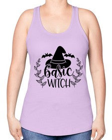basic witch 50# - witch -Racerback Tank
