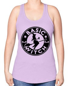 basicwitch 54# - witch -Racerback Tank