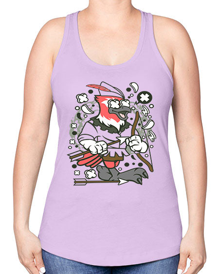 bird robin hood 25# - birds -Racerback Tank