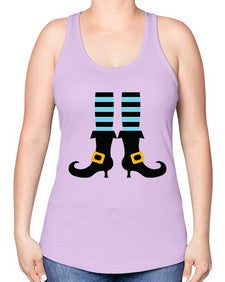 bluewitchlegs 47# - witch -Racerback Tank