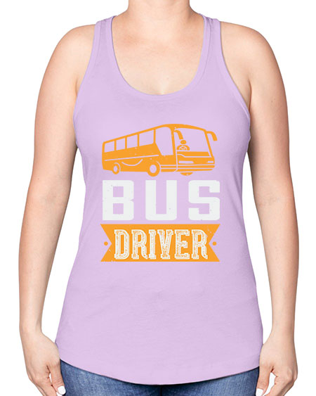 bus driver Style 641# - Bus Driver -Racerback Tank