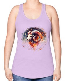 capricorn 214# - capricorn -Racerback Tank