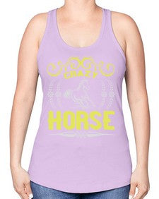 crazy horse Style 9# - horse -Racerback Tank