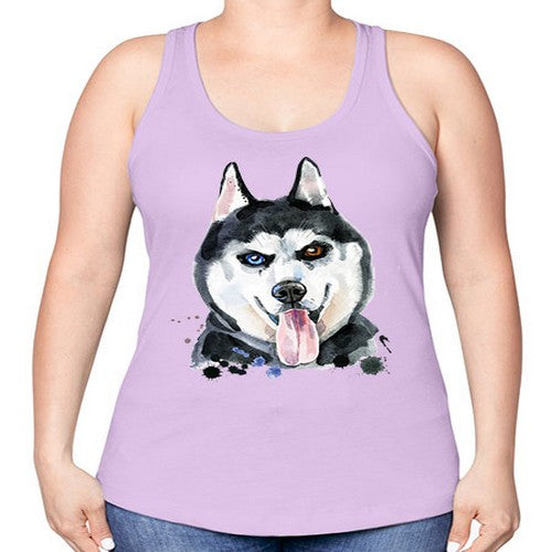 dog 103# - dogs -Racerback Tank