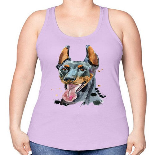 dog 105# - dogs -Racerback Tank