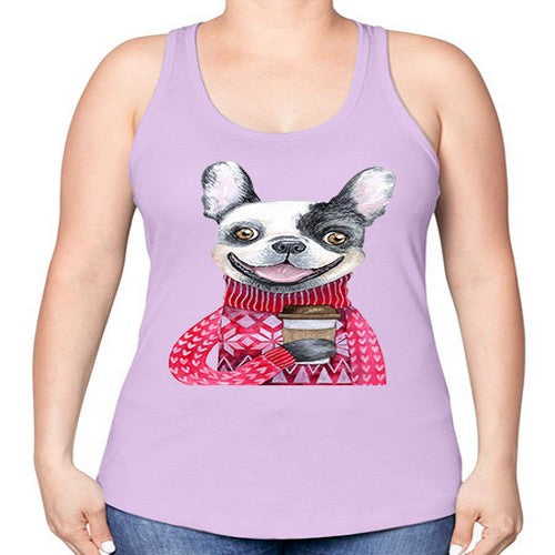 dog 72# - dogs -Racerback Tank