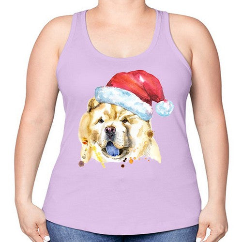 dog hat 102# - dogs -Racerback Tank