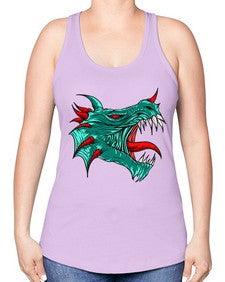 dragon 174# - dragon -Racerback Tank