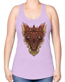 dragon 176# - dragon -Racerback Tank