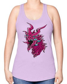 dragon 177# - dragon -Racerback Tank