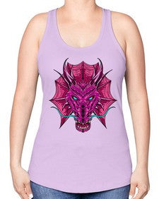 dragon 178# - dragon -Racerback Tank
