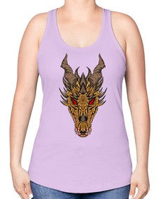 dragon 179# - dragon -Racerback Tank