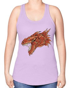 dragon 184# - dragon -Racerback Tank