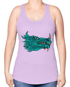 dragon 186# - dragon -Racerback Tank