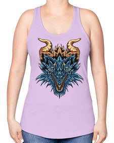 dragon 189# - dragon -Racerback Tank