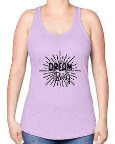 dream big 101# - unicorn -Racerback Tank