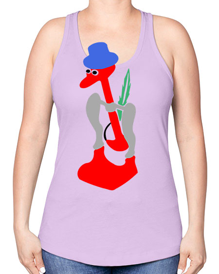 drinky bird 33# - birds -Racerback Tank
