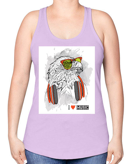 eagle 1# - birds -Racerback Tank