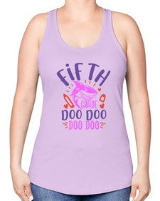 fifth grade doo doo 65# - fifth grade -Racerback Tank