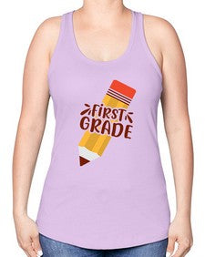first gradee 162# - first grade -Racerback Tank
