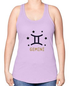 gemini 241# - gemini -Racerback Tank
