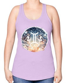 gemini 247# - gemini -Racerback Tank
