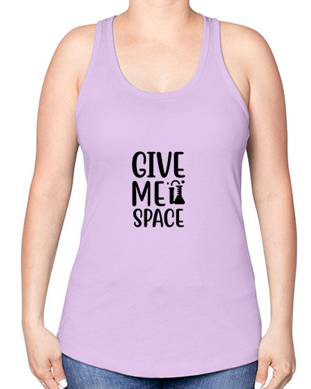 give me space 28# - space -Racerback Tank