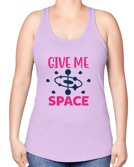 give me space 29# - space -Racerback Tank