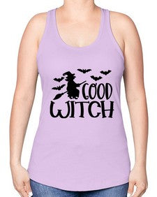 good witch 36# - witch -Racerback Tank