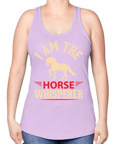 i am the horse whisperer Style 3# - horse -Racerback Tank