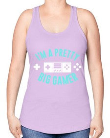 im a pretty big gamer 117# - video games -Racerback Tank