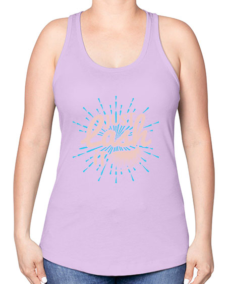 just lash it Style 199# - beauty - fashion -Racerback Tank
