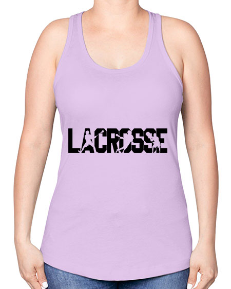 lacrosse 1# - lacrosse -Racerback Tank