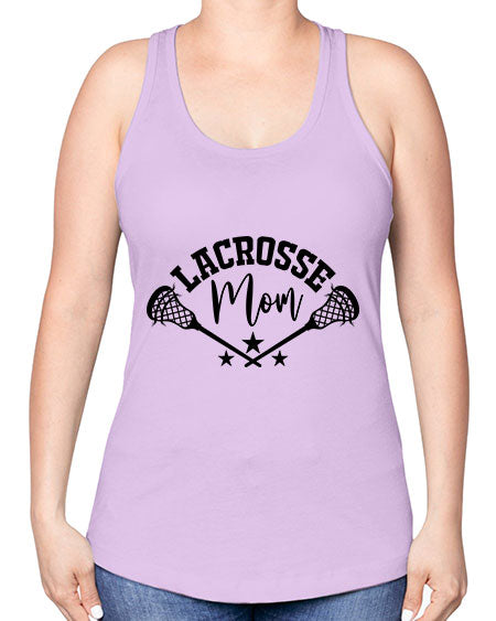 lacrosse mom 9# - lacrosse -Racerback Tank