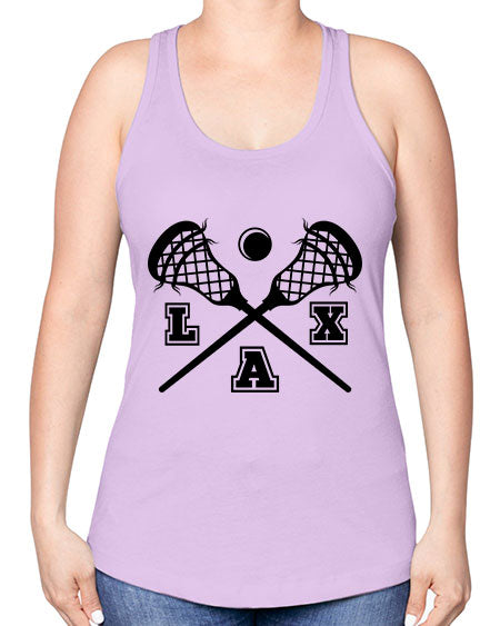 lax 12# - lacrosse -Racerback Tank