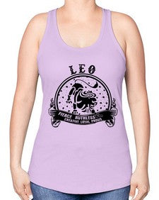 leo 17# - leo -Racerback Tank