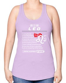 leo 307# - leo -Racerback Tank