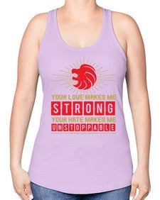 leo 310# - leo -Racerback Tank