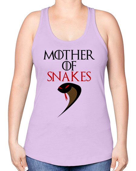 mother of snakes - snake -Racerback Tank