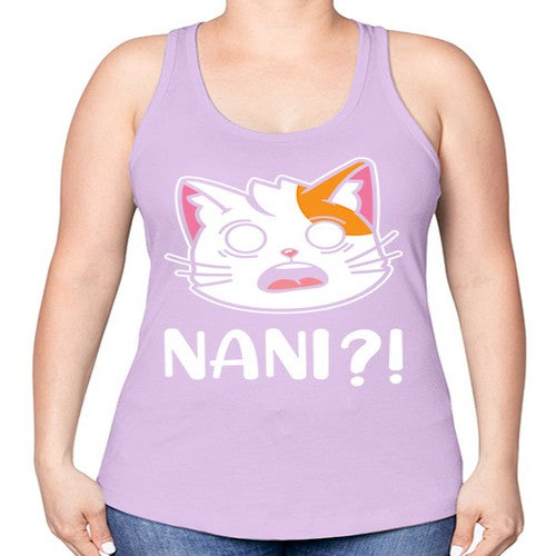 nani271# - anime -Racerback Tank