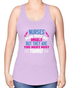 nurse may not be angels Style 1180# - nurse -Racerback Tank