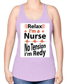 nurse tshirt 1217# - nurse -Racerback Tank