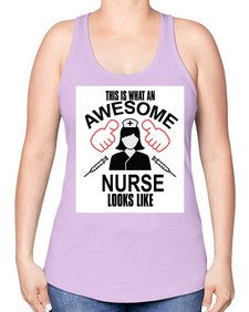 nurse tshirt 1218# - nurse -Racerback Tank