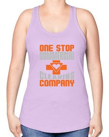 one stop commercial cleaning company Style 332# - cleaner -Racerback Tank